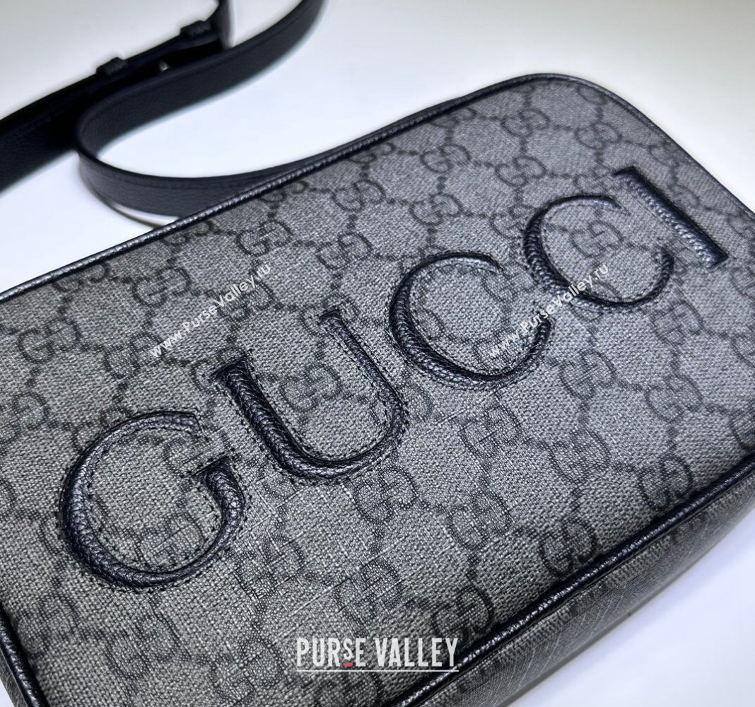 Gucci GG Canvas Mini bag Grey 2024 768391 (DLH-240522008)