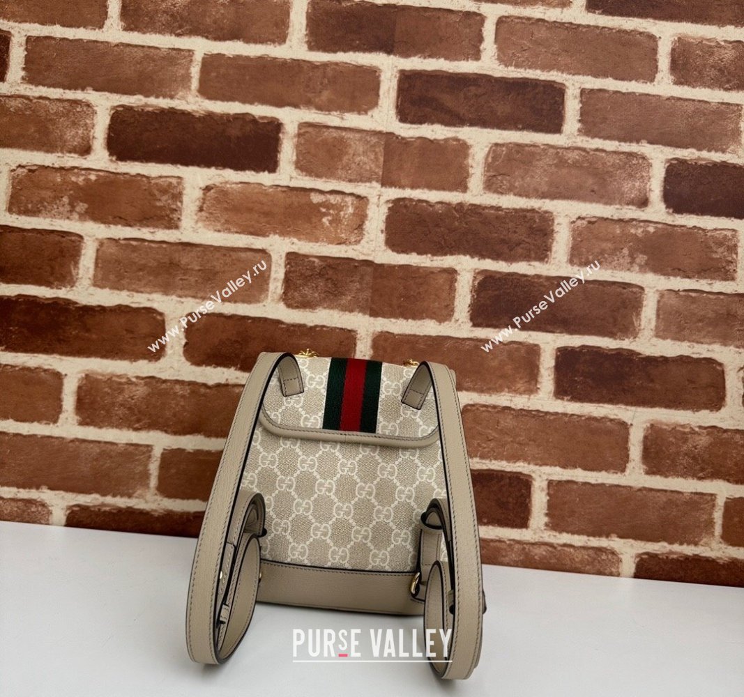 Gucci Ophidia GG Canvas Mini Backoack bag Beige/Oatmeal 2024 795221 (DLH-240522013)