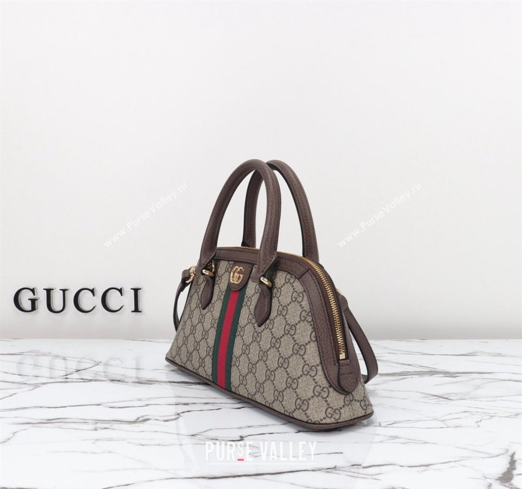 Gucci Ophidia GG Canvas Small Top Handle Bag 795249 Beige/Brown 2024 (DLH-240522032)