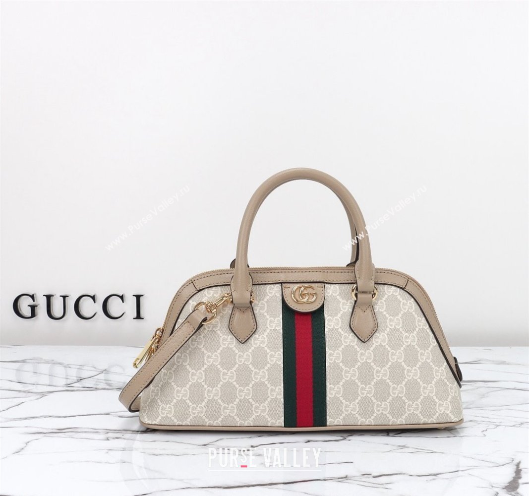 Gucci Ophidia GG Canvas Small Top Handle Bag 795249 Beige/Oatmeal 2024 (DLH-240522033)