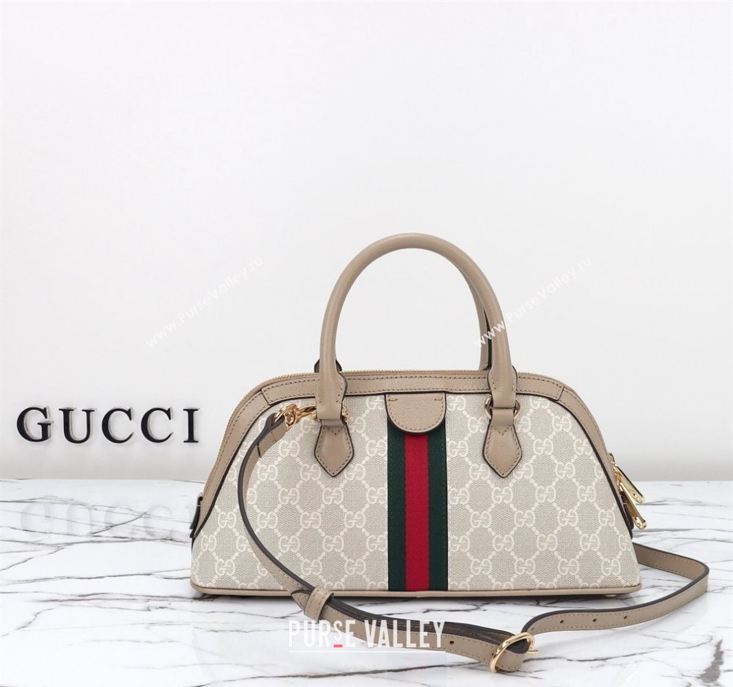 Gucci Ophidia GG Canvas Small Top Handle Bag 795249 Beige/Oatmeal 2024 (DLH-240522033)