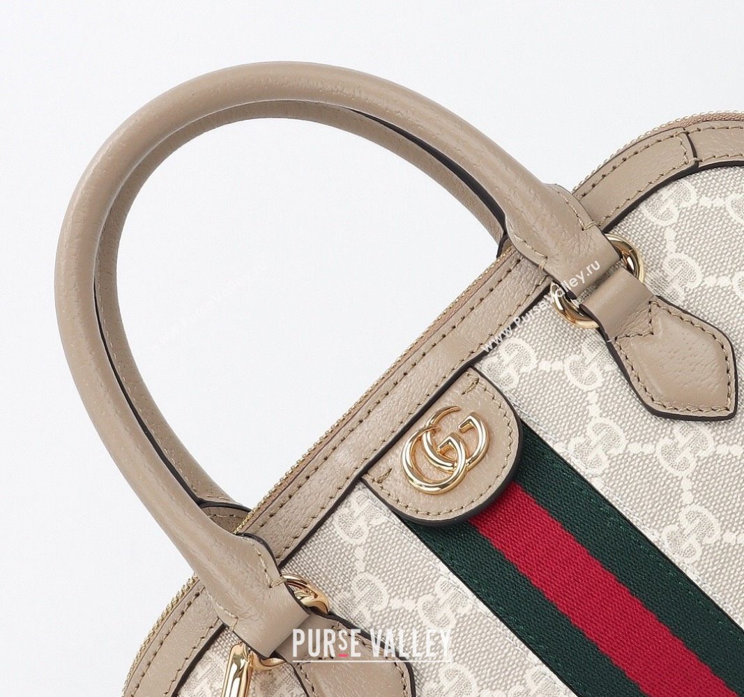 Gucci Ophidia GG Canvas Small Top Handle Bag 795249 Beige/Oatmeal 2024 (DLH-240522033)