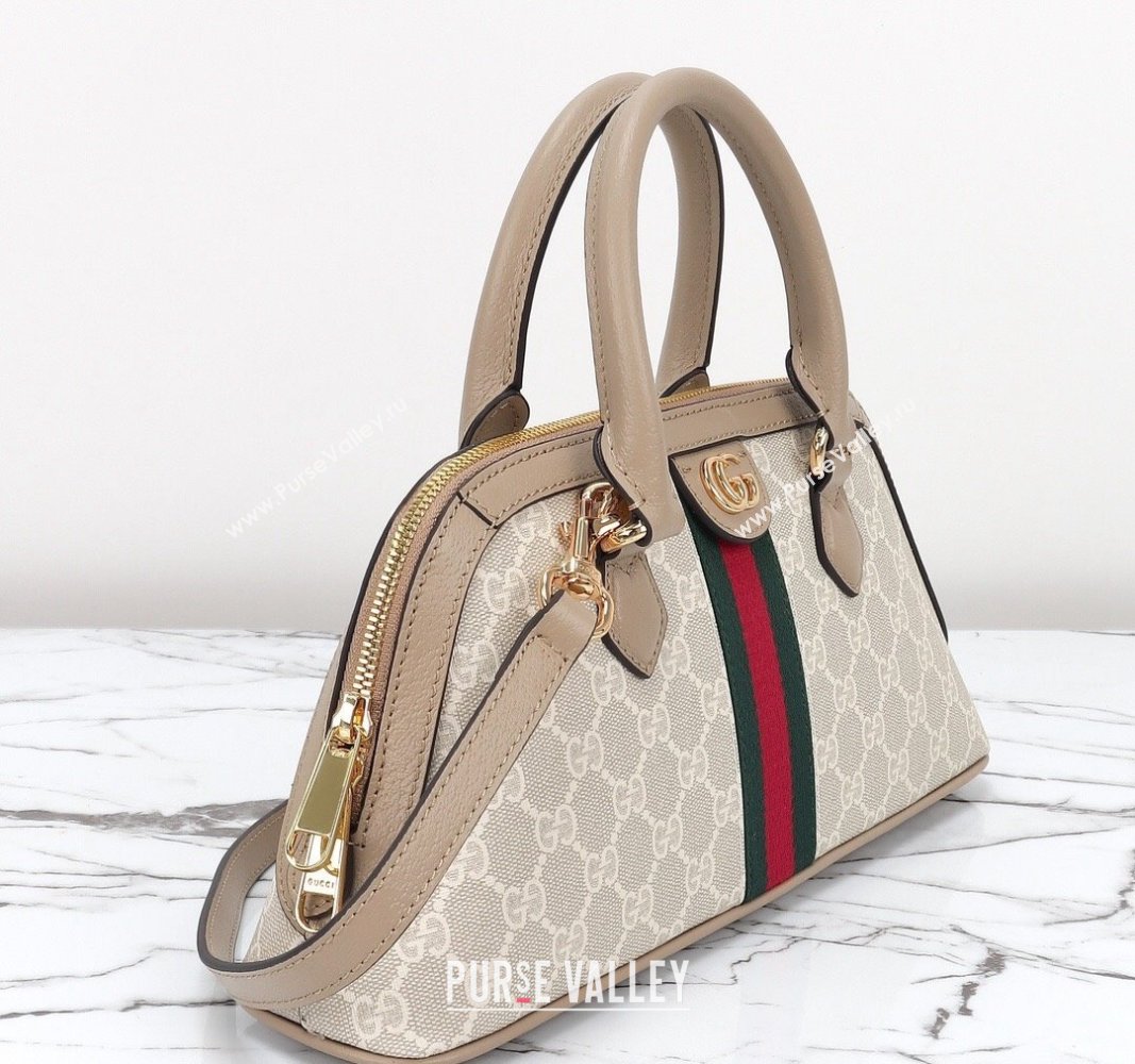 Gucci Ophidia GG Canvas Small Top Handle Bag 795249 Beige/Oatmeal 2024 (DLH-240522033)