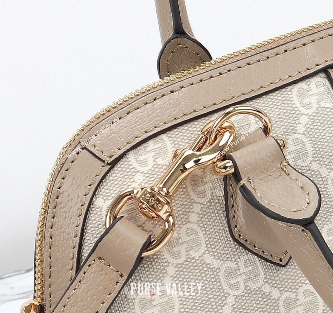 Gucci Ophidia GG Canvas Small Top Handle Bag 795249 Beige/Oatmeal 2024 (DLH-240522033)