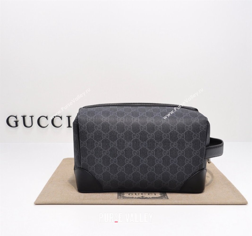 Gucci GG Canvas Toiletry Case 739453 Black 2024 (DLH-240522024)