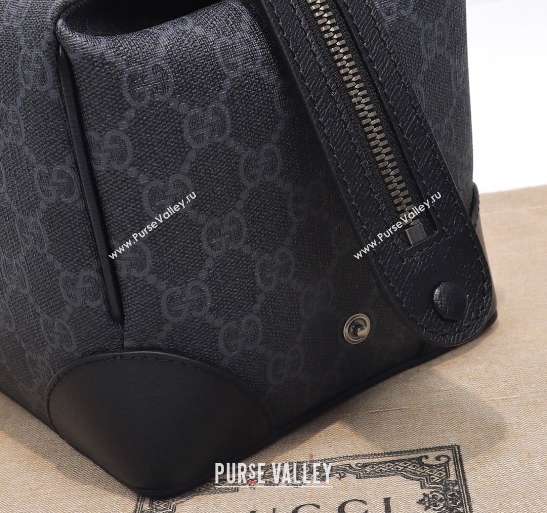 Gucci GG Canvas Toiletry Case 739453 Black 2024 (DLH-240522024)