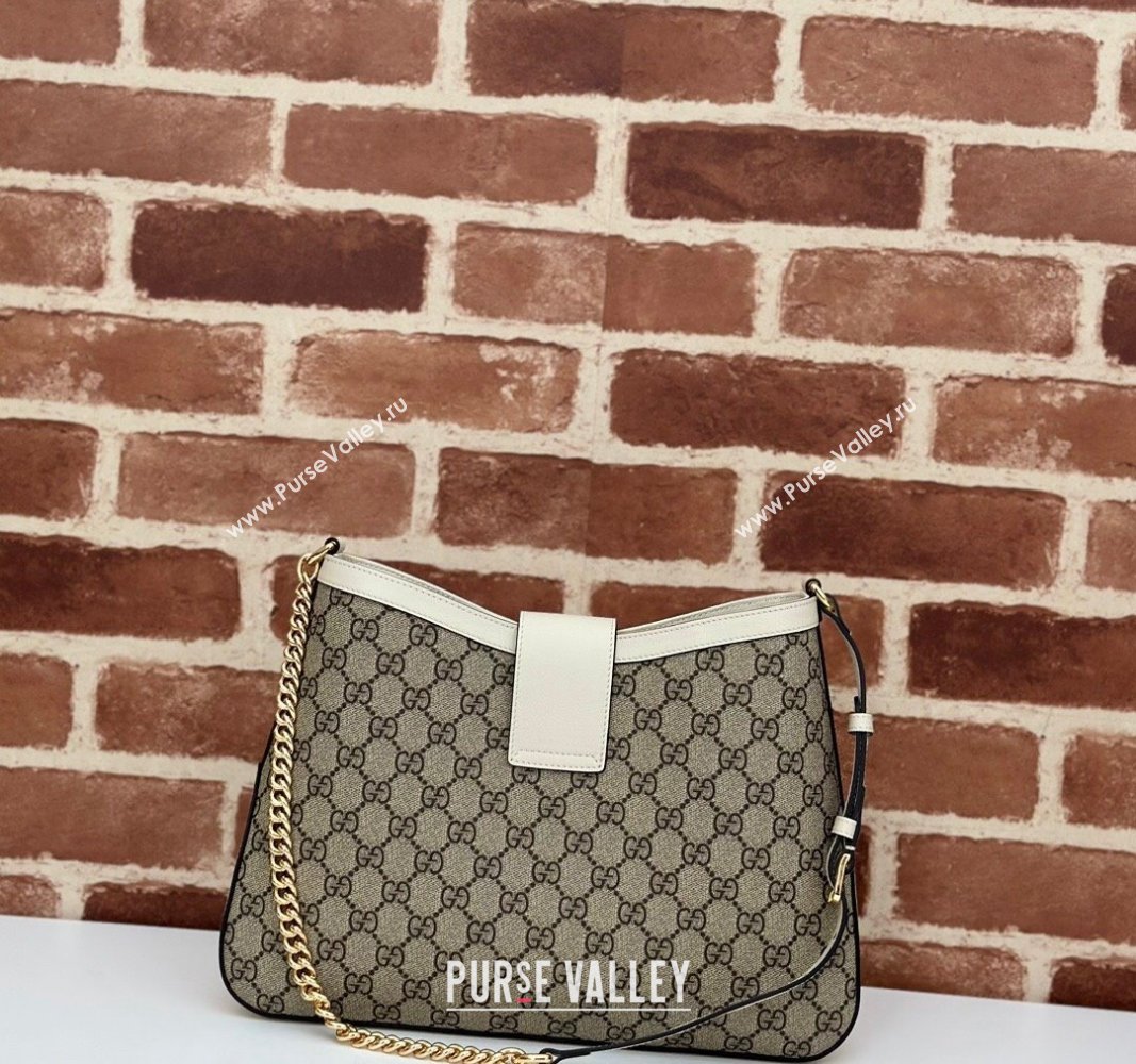 Gucci Padlock GG Canvas Medium Shoulder bag 795113 White 2024 (DLH-240522042)