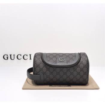 Gucci Ophidia GG canvas Toiletry Case 739670 Grey 2024 (DLH-240522023)