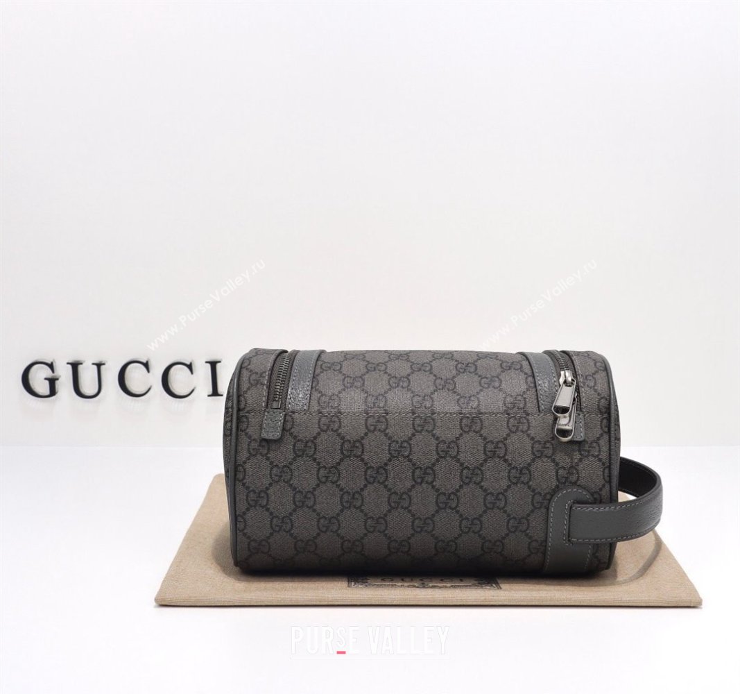 Gucci Ophidia GG canvas Toiletry Case 739670 Grey 2024 (DLH-240522023)