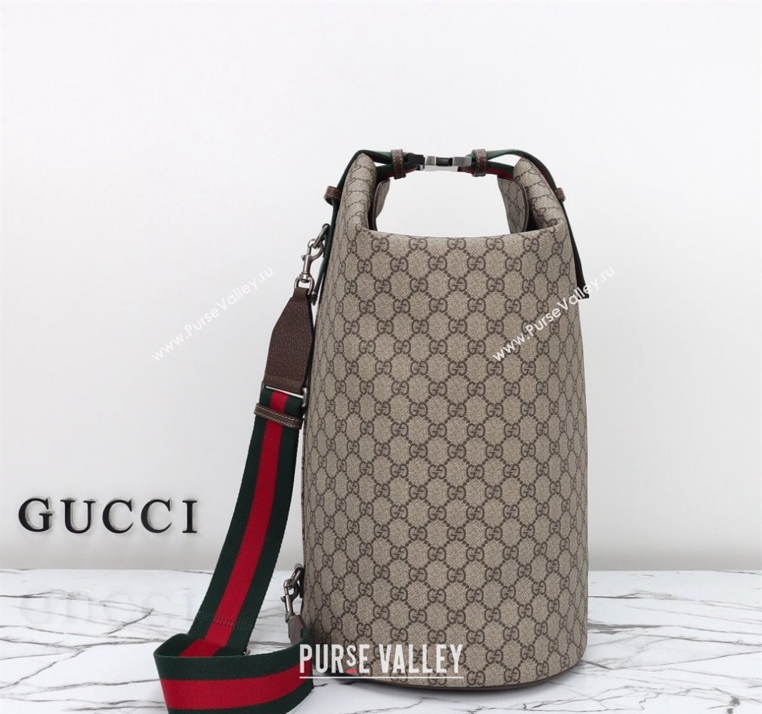 Gucci GG Canvas Top Handle Bag Beige 2024 774542 (DLH-240522031)