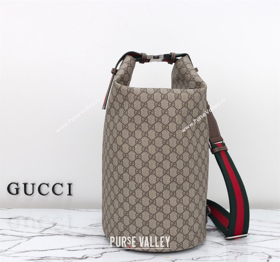 Gucci GG Canvas Top Handle Bag Beige 2024 774542 (DLH-240522031)