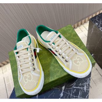 Gucci Tennis 1977 Maxi GG Canvas Low-top Sneakers Beige 2024 060502 (MD-240605008)