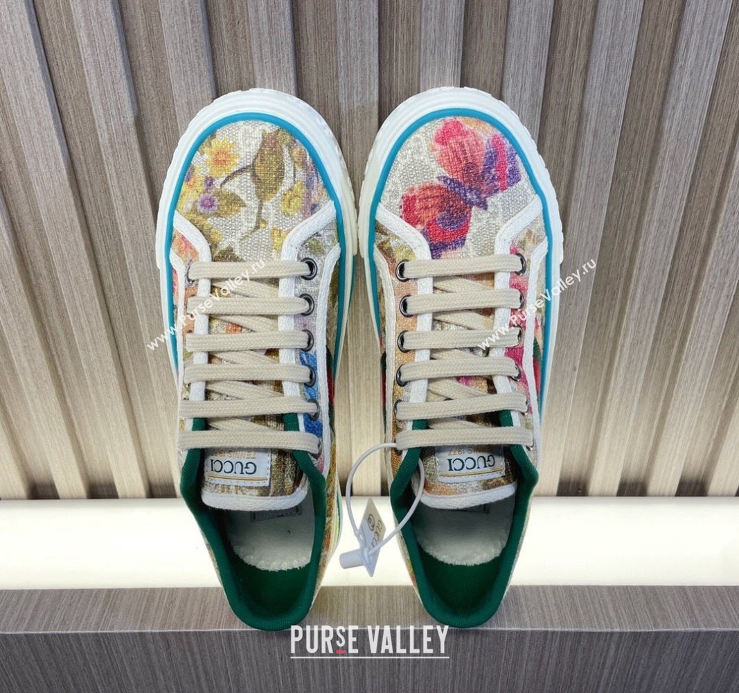 Gucci Tennis 1977 Butterfly GG Canvas Low-top Sneakers 2024 060502 (MD-240605011)