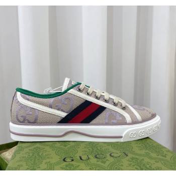 Gucci Tennis 1977 Low-top Sneakers in Maxi GG Canvas Purple 2024 0605 (MD-240605014)