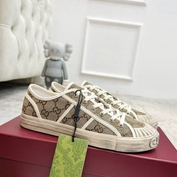 Gucci Lido GG Canvas Sneakers Beige 2024 0605 (KL-240605110)