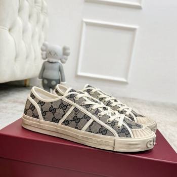 Gucci Lido GG Canvas Sneakers Grey 2024 0605 (KL-240605111)