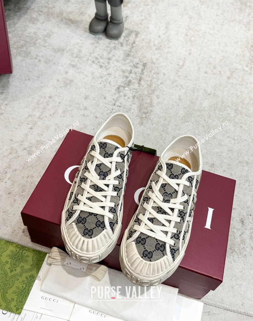 Gucci Lido GG Canvas Sneakers Grey 2024 0605 (KL-240605111)