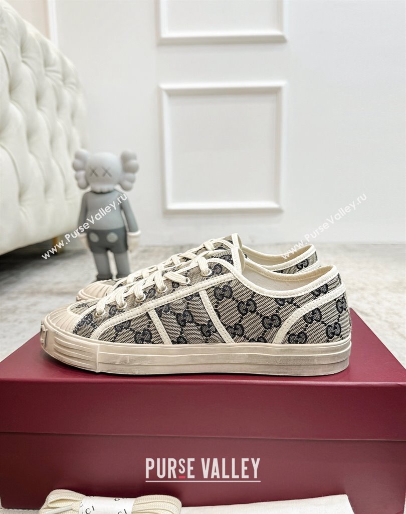 Gucci Lido GG Canvas Sneakers Grey 2024 0605 (KL-240605111)