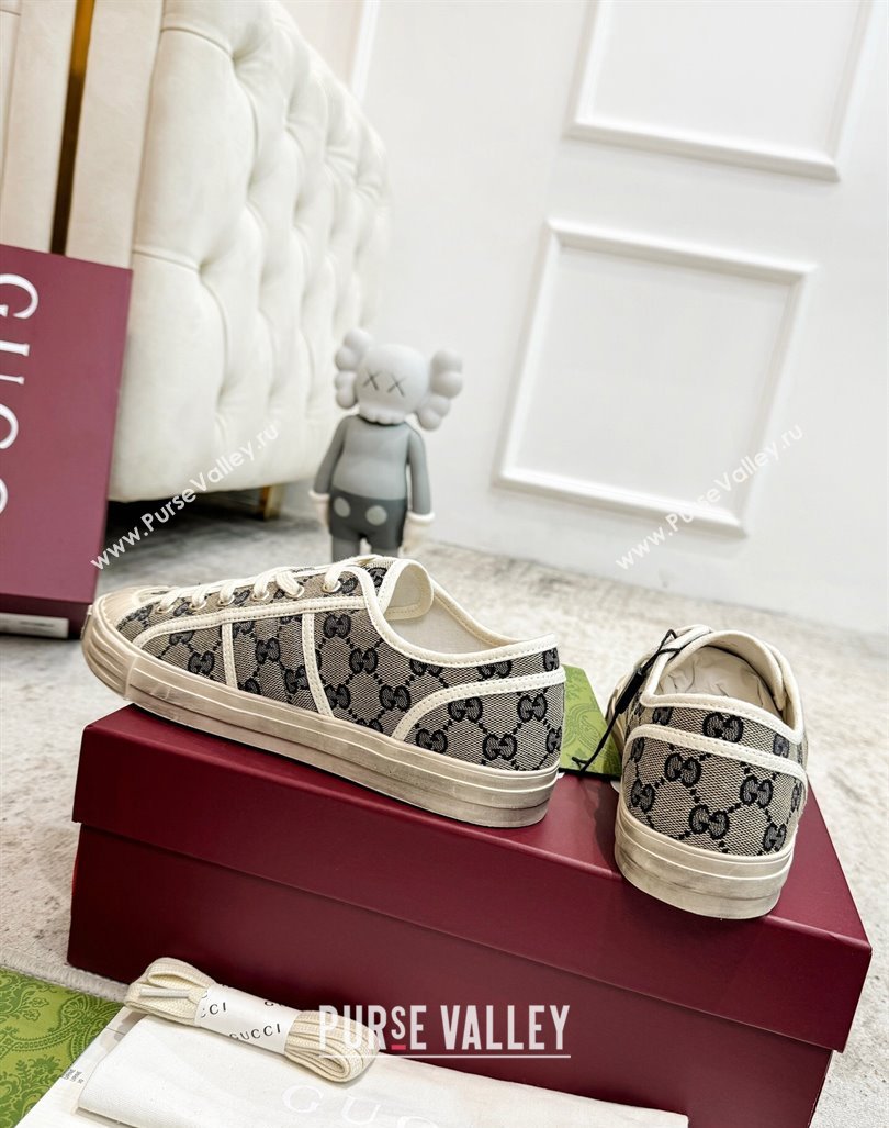 Gucci Lido GG Canvas Sneakers Grey 2024 0605 (KL-240605111)