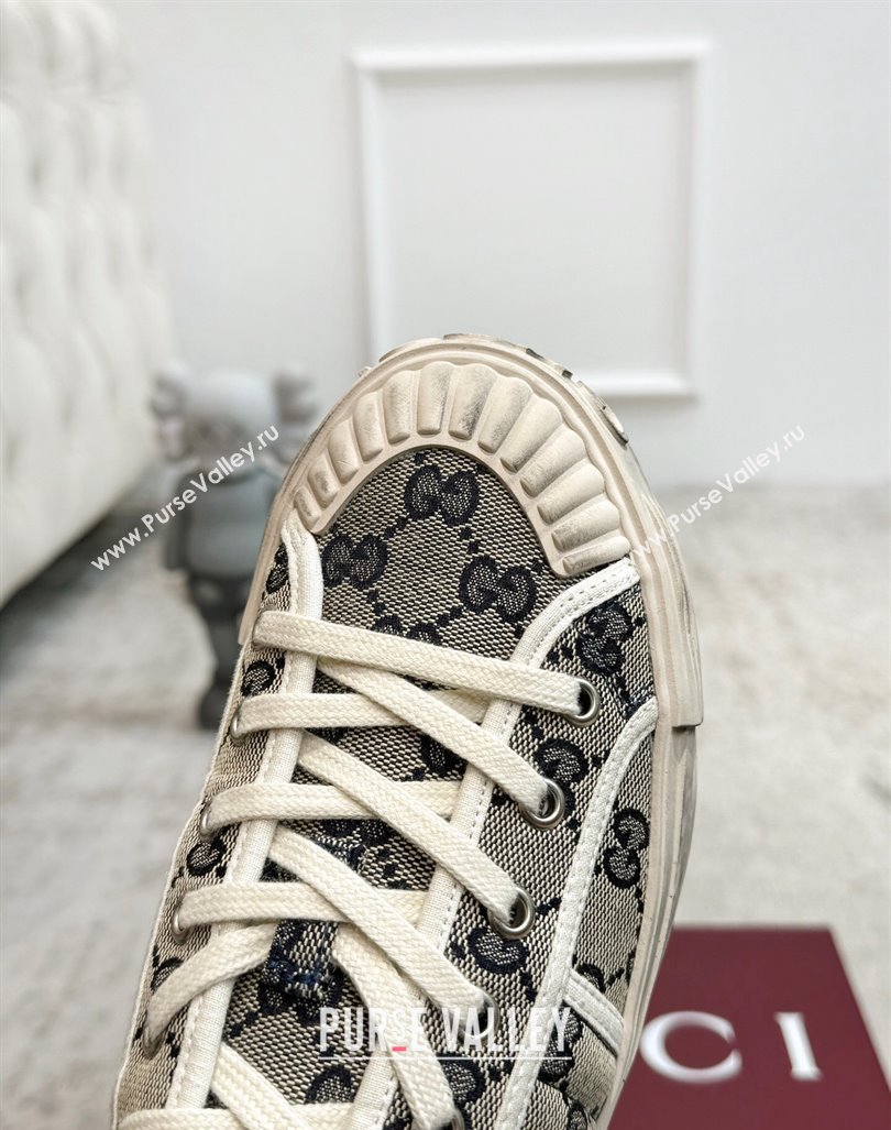 Gucci Lido GG Canvas Sneakers Grey 2024 0605 (KL-240605111)