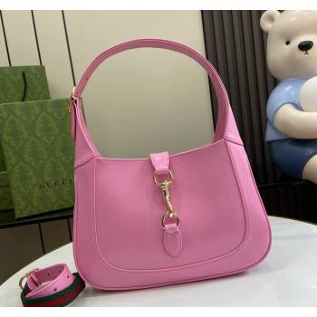 Gucci Jackie Small Shoulder Bag in Crinkled Patent Leather 782849 Pink 2024 (XLU-240625041)