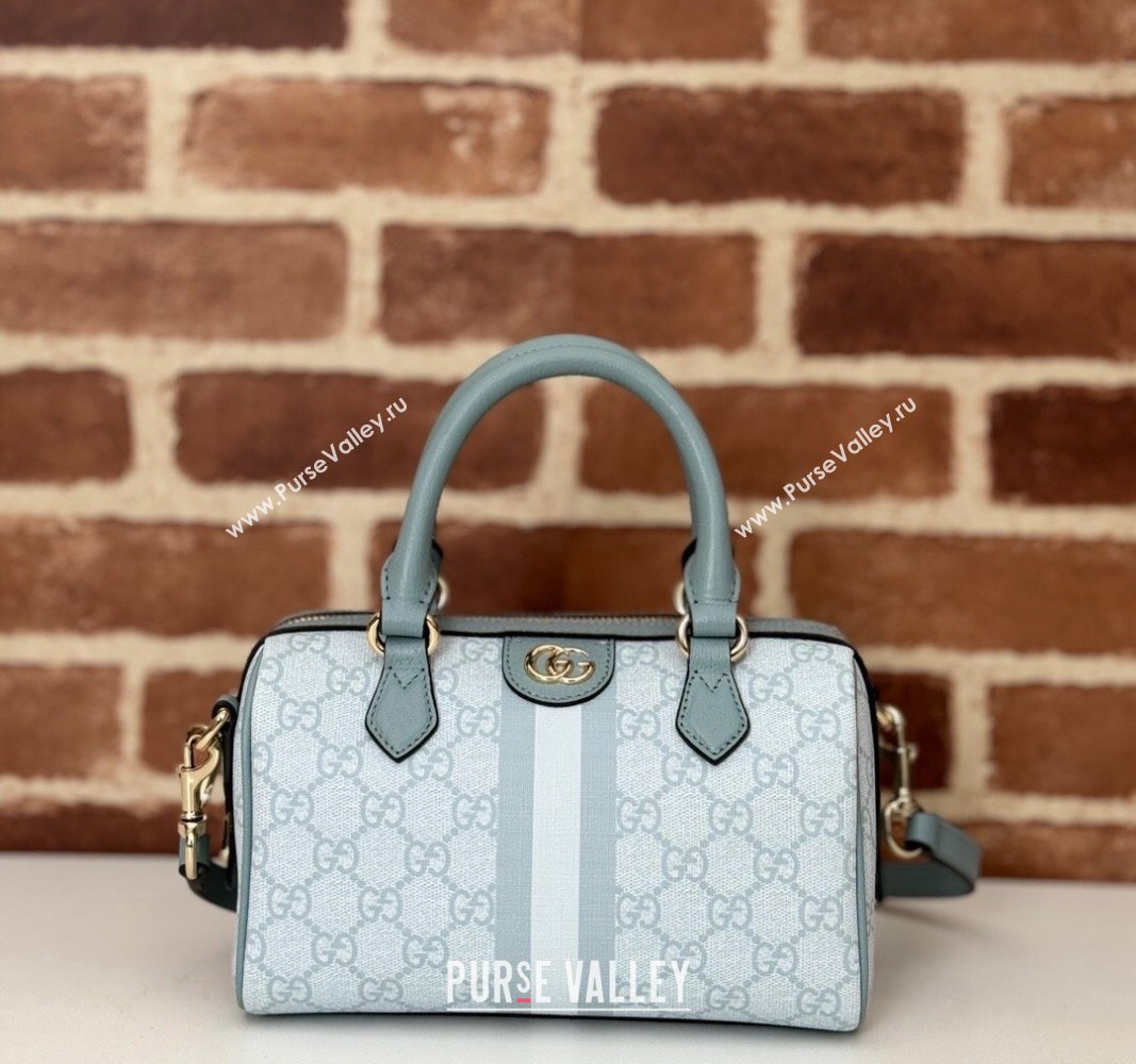 Gucci Ophidia GG Canvas Mini bag Dusty Blue 2024 772053 (DLH-240625050)