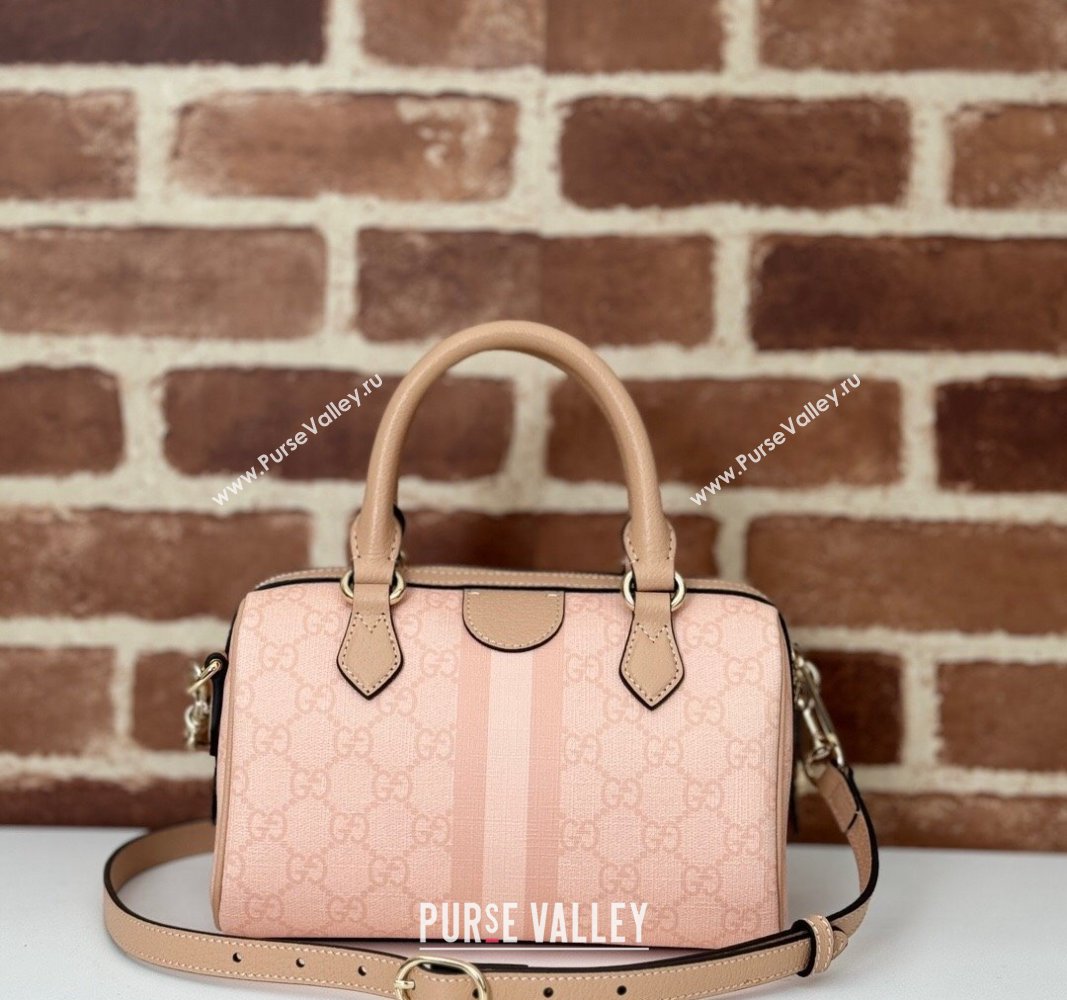 Gucci Ophidia GG Canvas Mini bag Dusty Pink 2024 772053 (DLH-240625051)