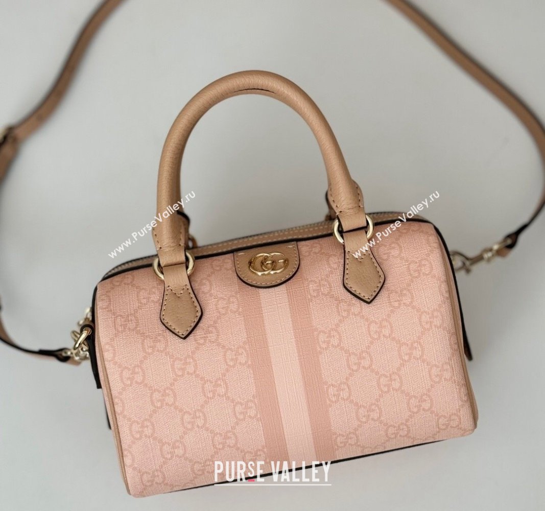 Gucci Ophidia GG Canvas Mini bag Dusty Pink 2024 772053 (DLH-240625051)