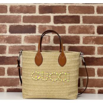 Gucci Small Straw Effect Tote bag ‎779671 2024 (DLH-240625054)