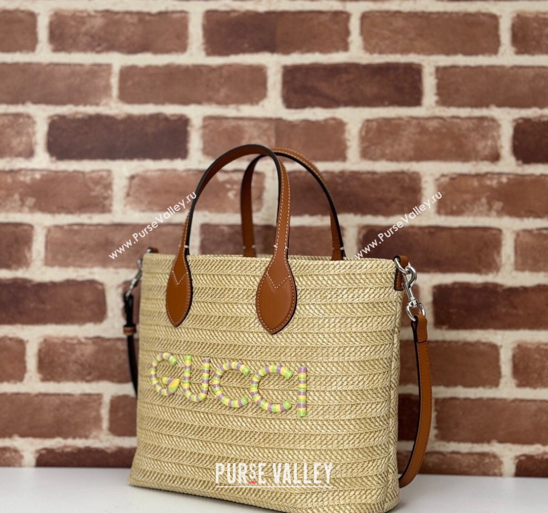 Gucci Small Straw Effect Tote bag ‎779671 2024 (DLH-240625054)