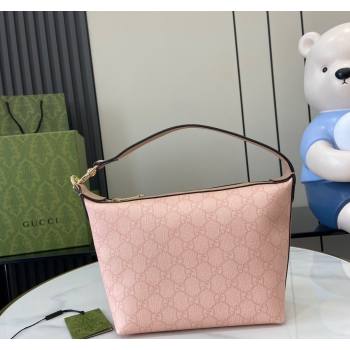 Gucci Ophidia GG Canvas Super Mini Shoulder Bag 795170 Dusty Pink 2024 (XLU-240716042)