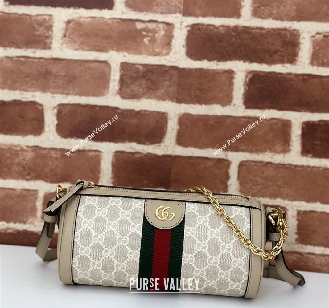 Gucci Ophidia GG Canvas Small Shoulder Bag 795194 Beige/Oatmeal 2024 (DLH-240716050)