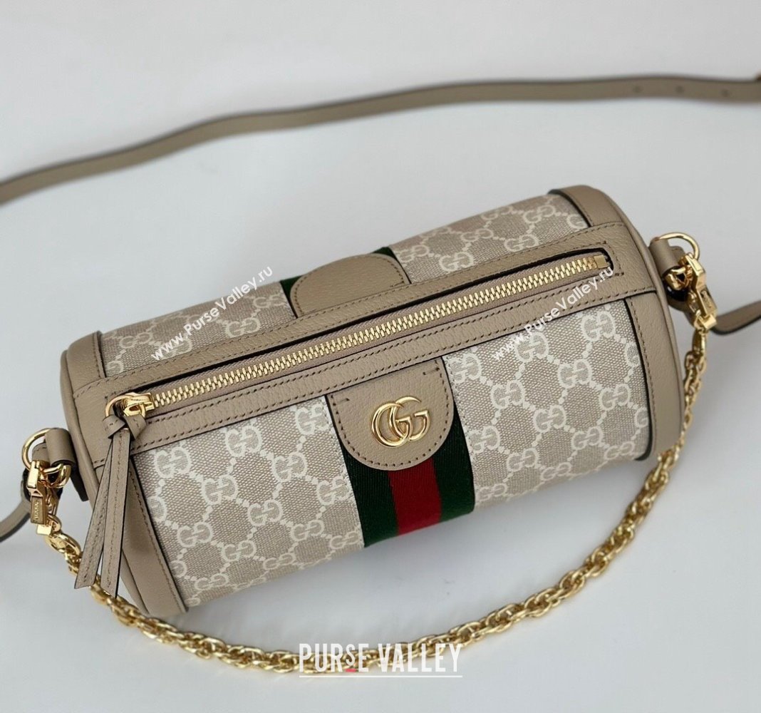 Gucci Ophidia GG Canvas Small Shoulder Bag 795194 Beige/Oatmeal 2024 (DLH-240716050)