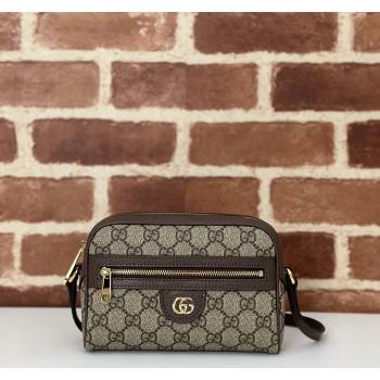 Gucci Ophidia GG Canvas Mini Shoulder Bag 772311 Beige/Brown 2024 (DLH-240716053)