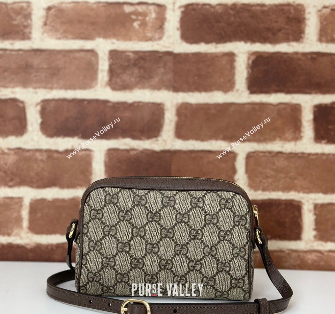 Gucci Ophidia GG Canvas Mini Shoulder Bag 772311 Beige/Brown 2024 (DLH-240716053)