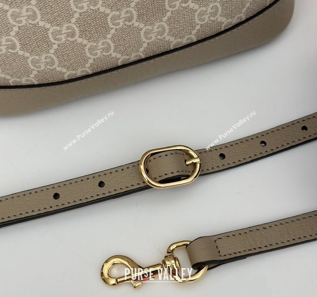 Gucci Ophidia GG Canvas Mini Tote Bag Beige/Oatmea 2024 811716 (DLH-240716033)