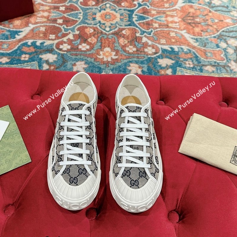 Gucci Lido GG Canvas Low Top Sneakers Grey 2024 0723001 (KL-2407230108)