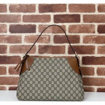 Gucci Ophidia GG Canvas Medium Shoulder bag 815217 Beige/Brown 2024 (DLH-240806049)