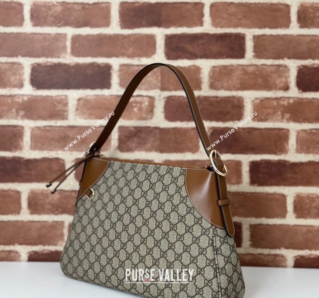 Gucci Ophidia GG Canvas Medium Shoulder bag 815217 Beige/Brown 2024 (DLH-240806049)