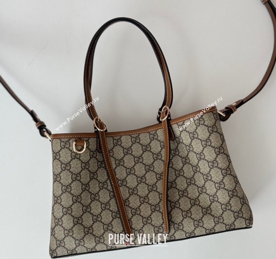 Gucci Ophidia GG Canvas Tote bag 815214 Beige/Brown 2024 (DLH-240806051)