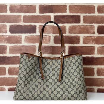 Gucci Ophidia GG Canvas Tote bag 815213 Beige/Brown 2024 (DLH-240806052)