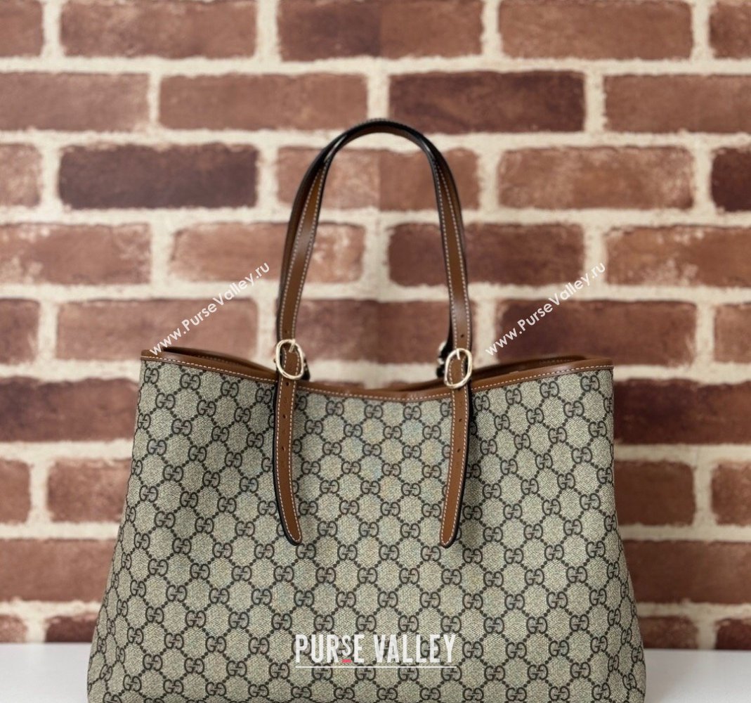 Gucci Ophidia GG Canvas Tote bag 815213 Beige/Brown 2024 (DLH-240806052)