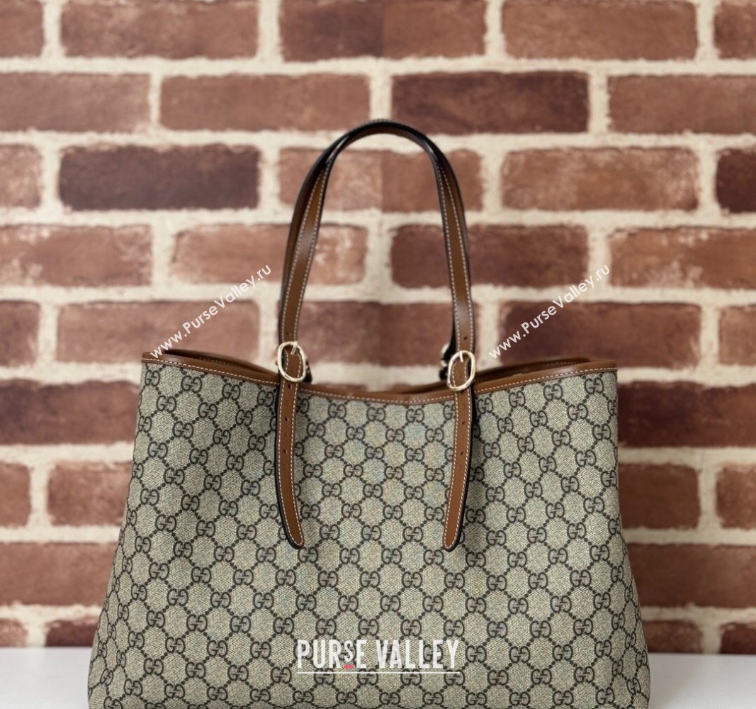 Gucci Ophidia GG Canvas Tote bag 815213 Beige/Brown 2024 (DLH-241211124)