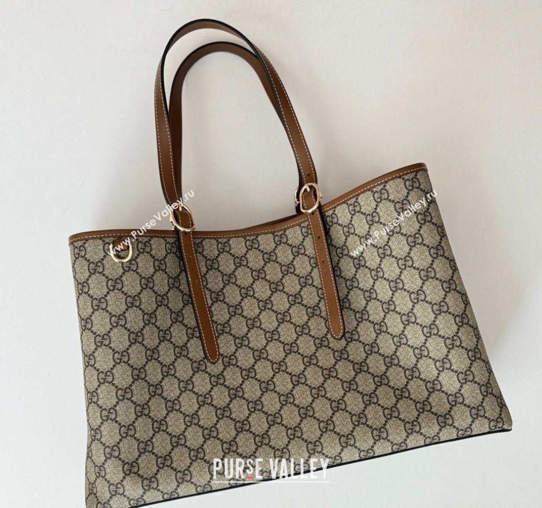 Gucci Ophidia GG Canvas Tote bag 815213 Beige/Brown 2024 (DLH-241211124)