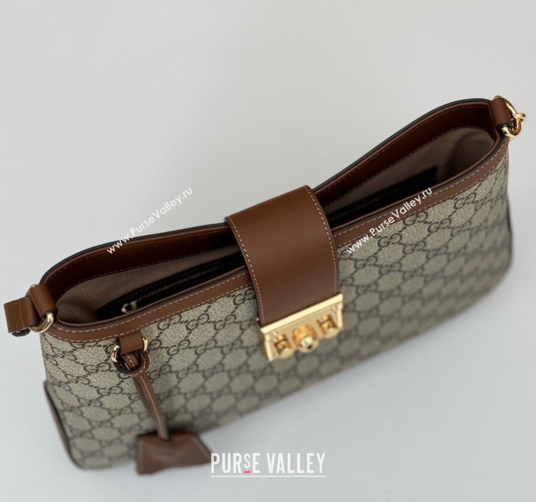 Gucci Padlock GG Canvas Medium Shoulder bag 795113 Brown 2024 (DLH-240806122)