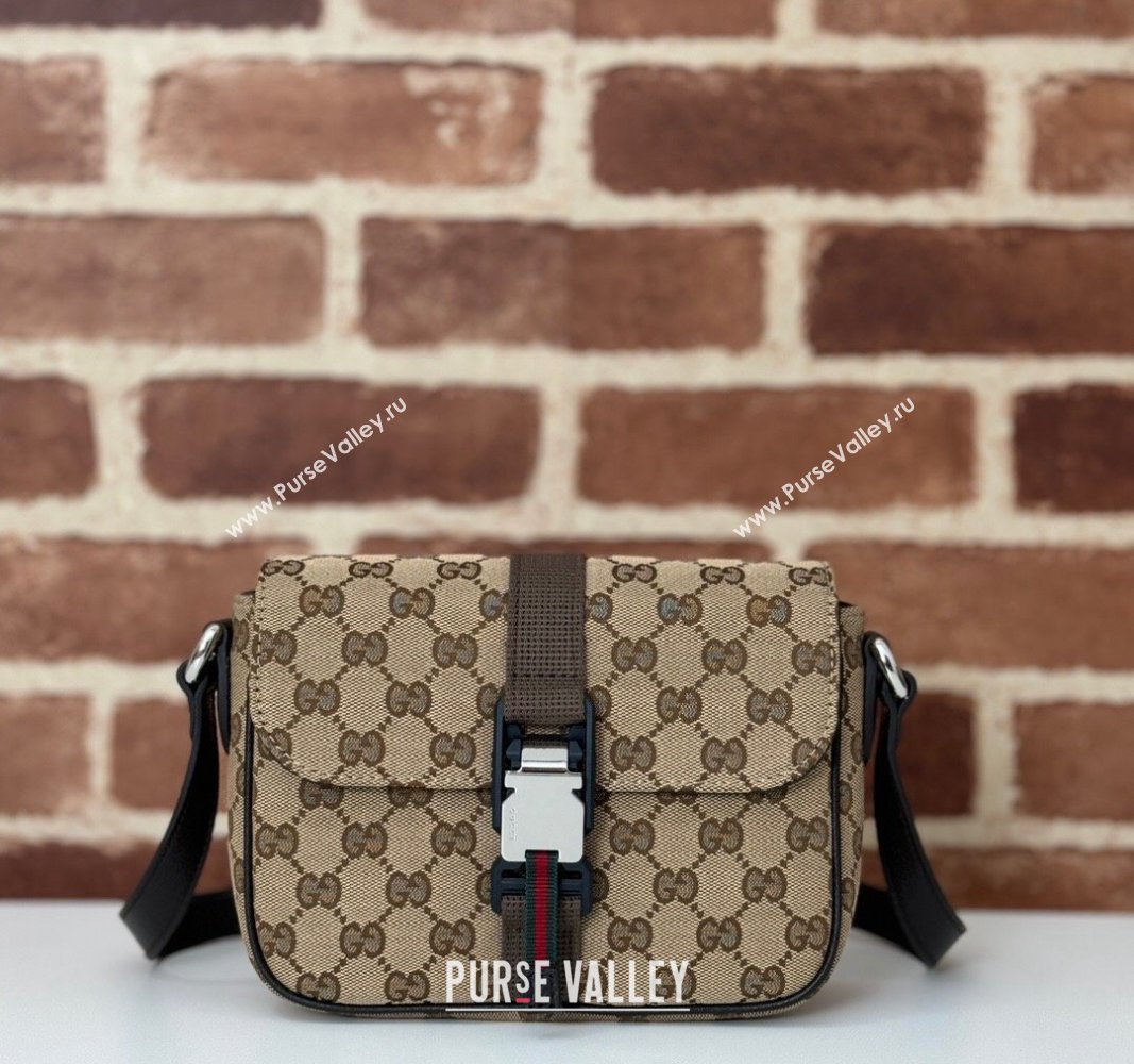 Gucci Beige GG Canvas Mini Crossbody Bag 2024 802100 (DLH-240828042)