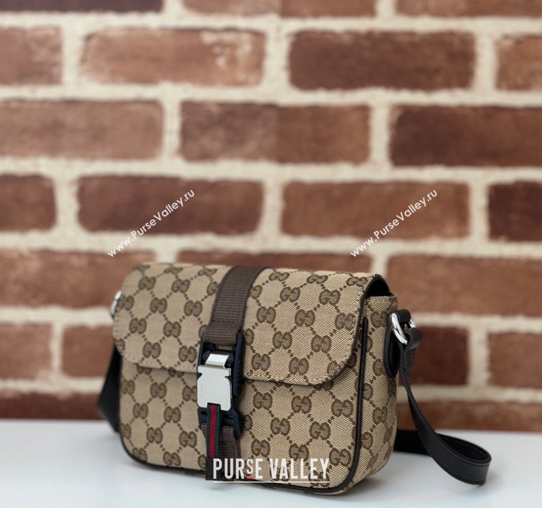 Gucci Beige GG Canvas Mini Crossbody Bag 2024 802100 (DLH-240828042)