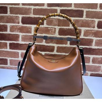 Gucci Diana Leather large shoulder bag Brown 2024 746245 (DLH-240828052)