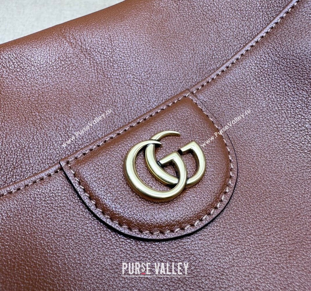 Gucci Diana Leather large shoulder bag Brown 2024 746245 (DLH-240828052)