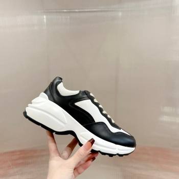 Gucci Rhyton Sneakers in White and Black Leather 2024 0906 (MD-240906119)